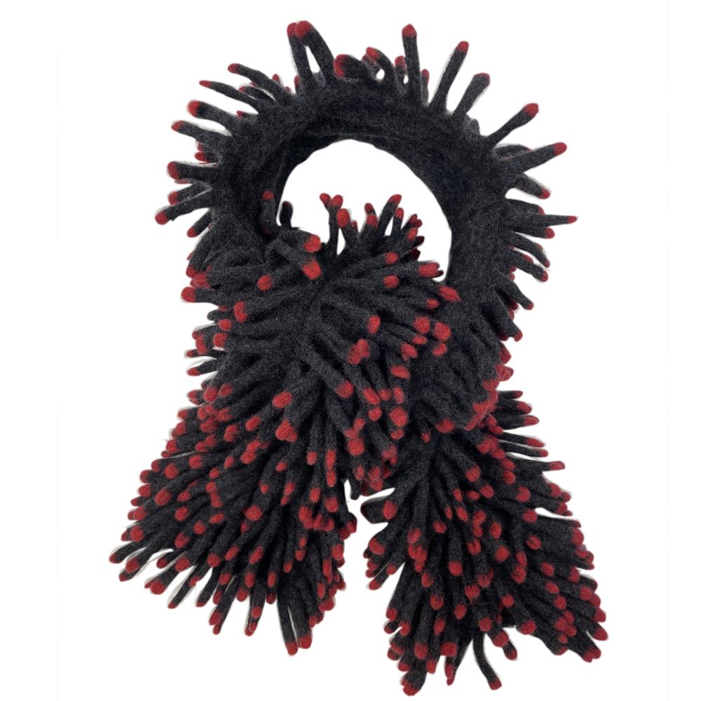 charcoal hedgehog scarf with red tips.jpg_1